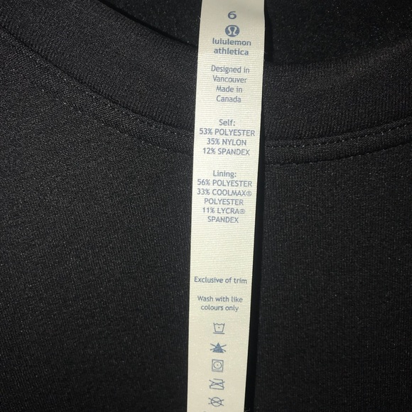 Lululemon black cut off sweatshirt - Picture 3 of 4